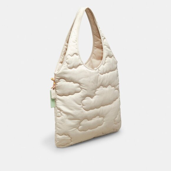 Coachtopia Loop Flat Tote With Cloud Quilting - Picture 1 of 8
